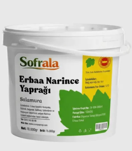 15 kg kova salamura Erbaa bağ yaprağı